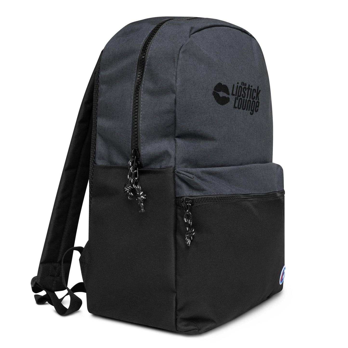 Lipstick Lounge Black Logo Champion Backpack