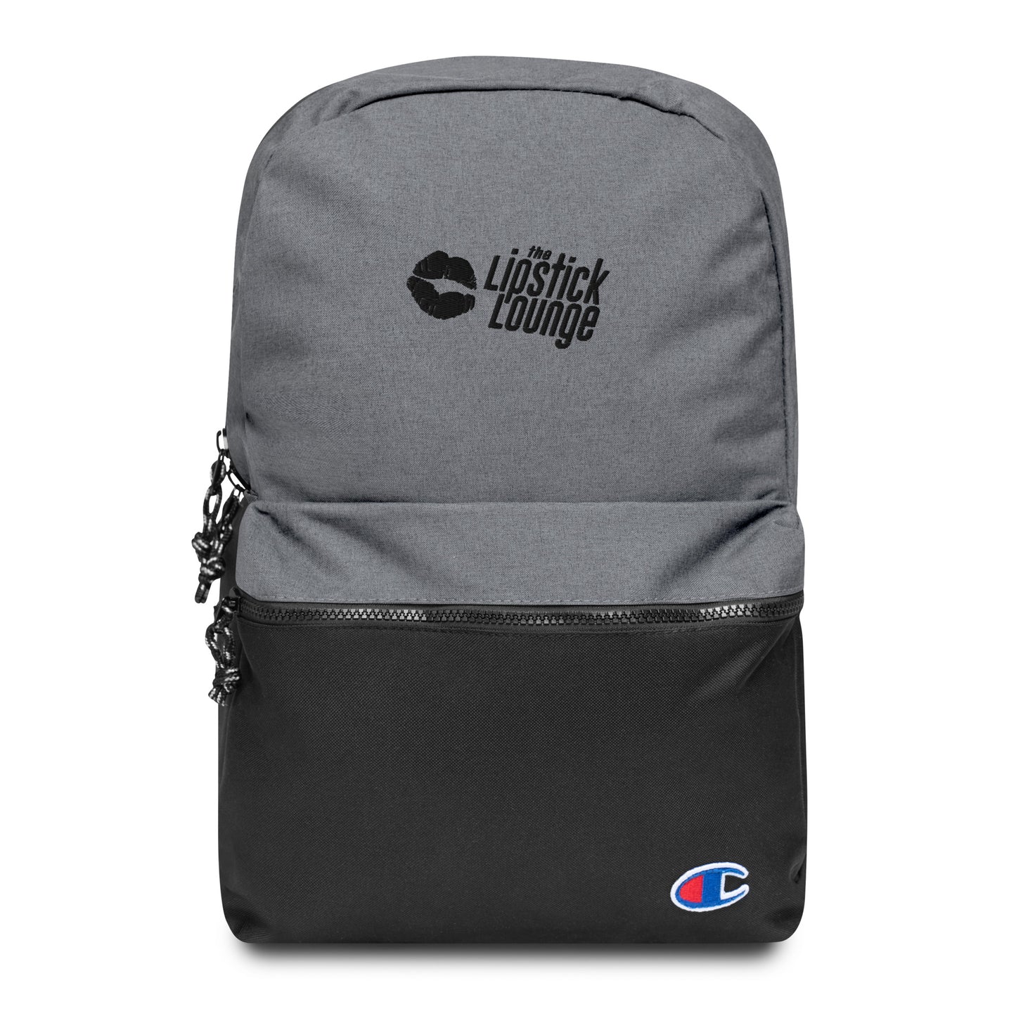 Lipstick Lounge Black Logo Champion Backpack