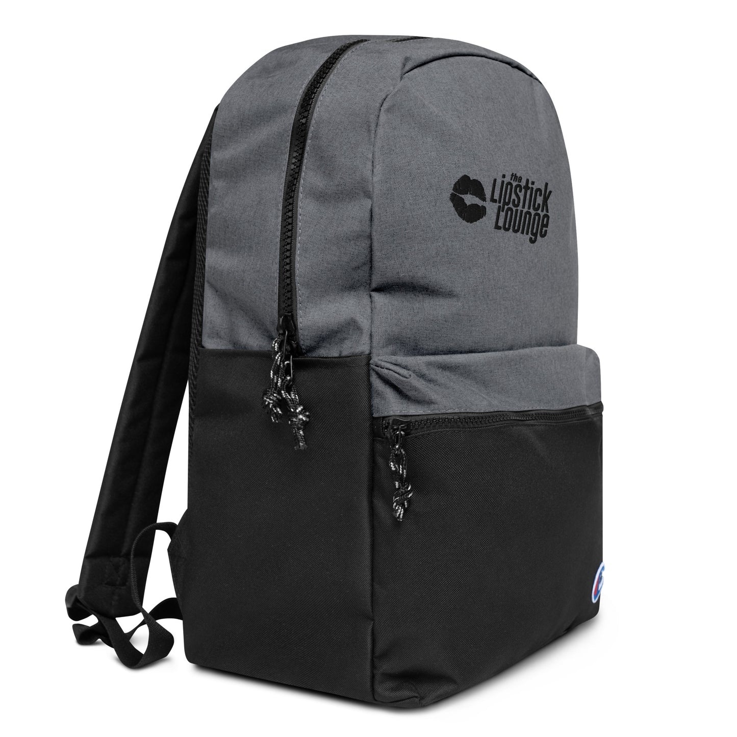Lipstick Lounge Black Logo Champion Backpack