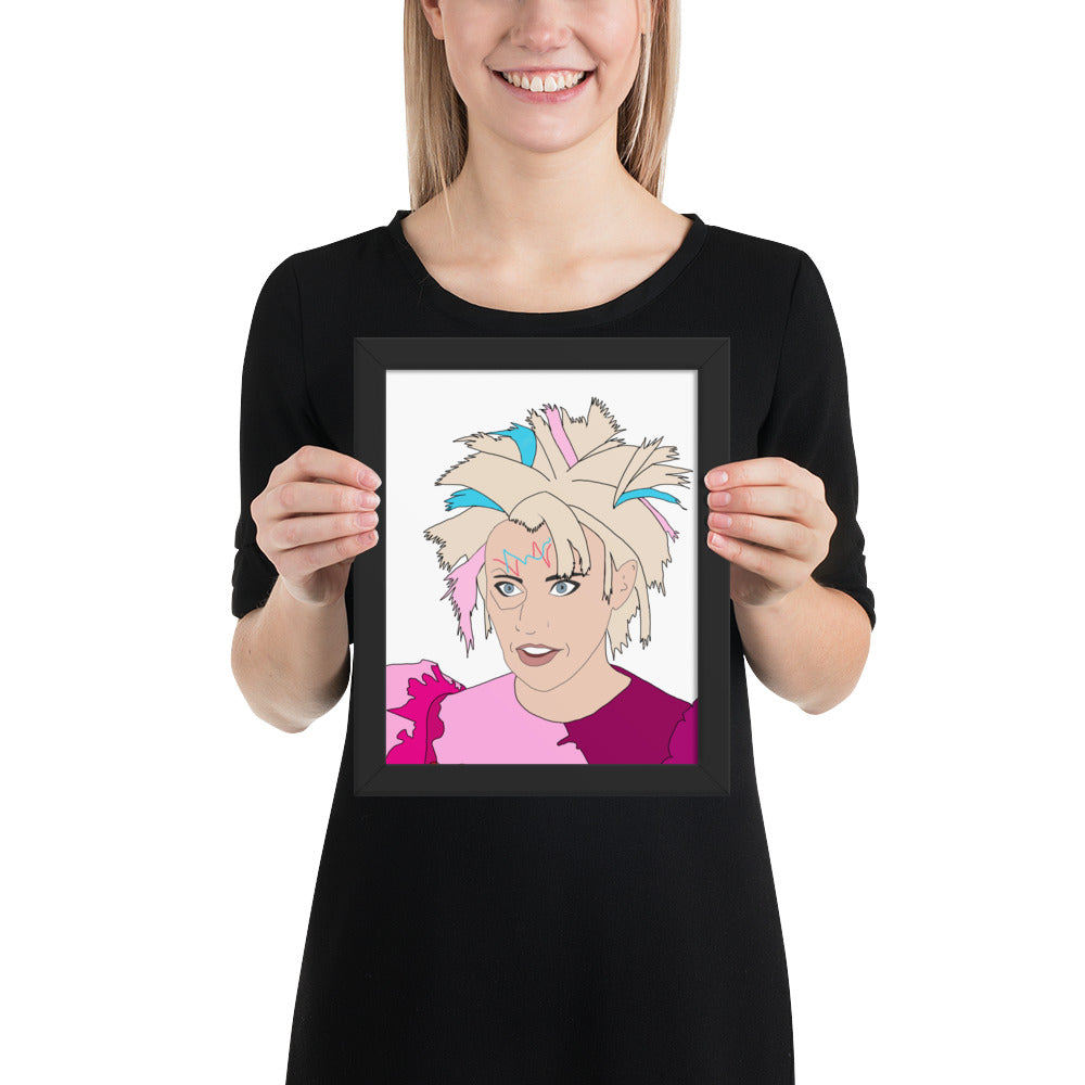 Weird Barbie Kate McKinnon Framed Art
