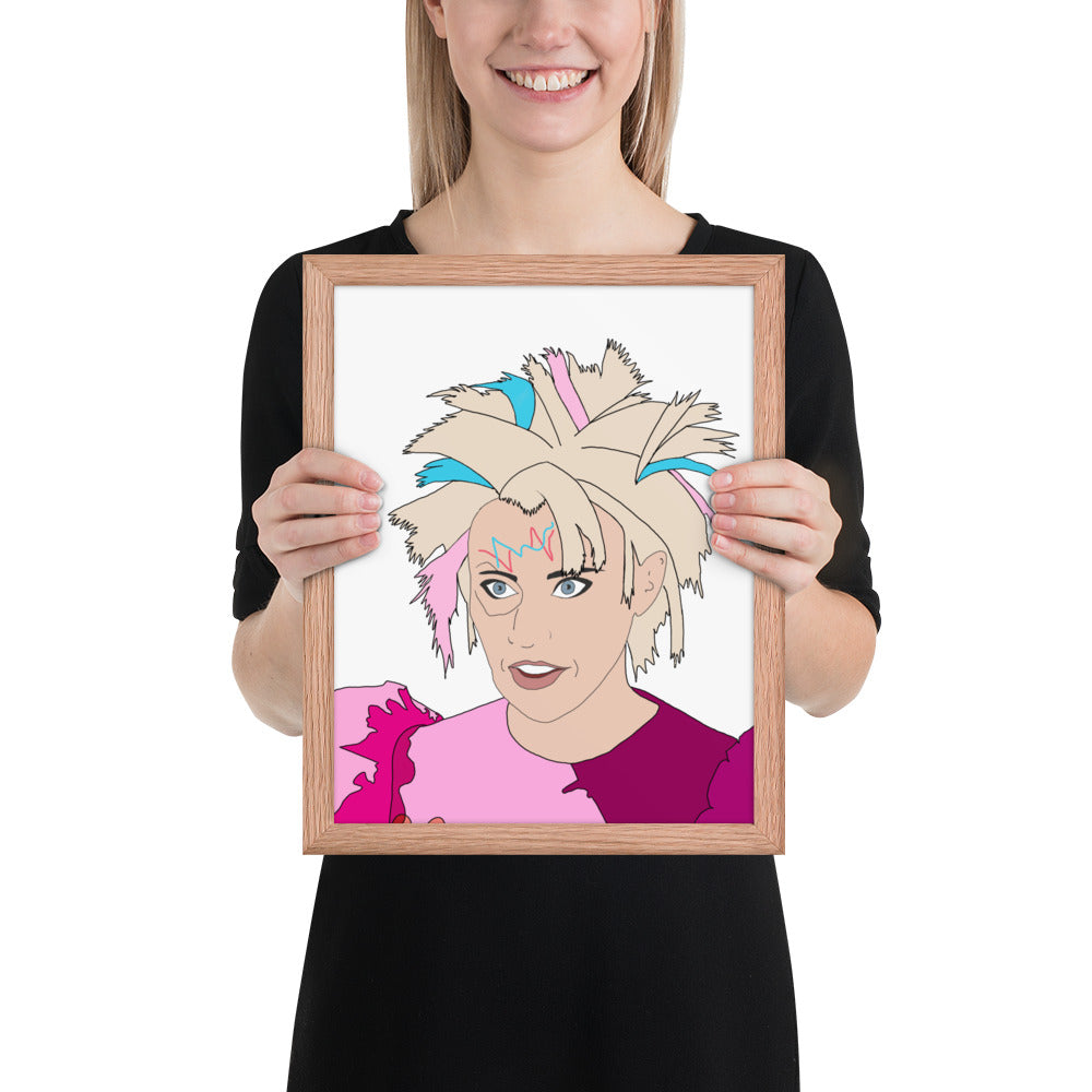 Weird Barbie Kate McKinnon Framed Art