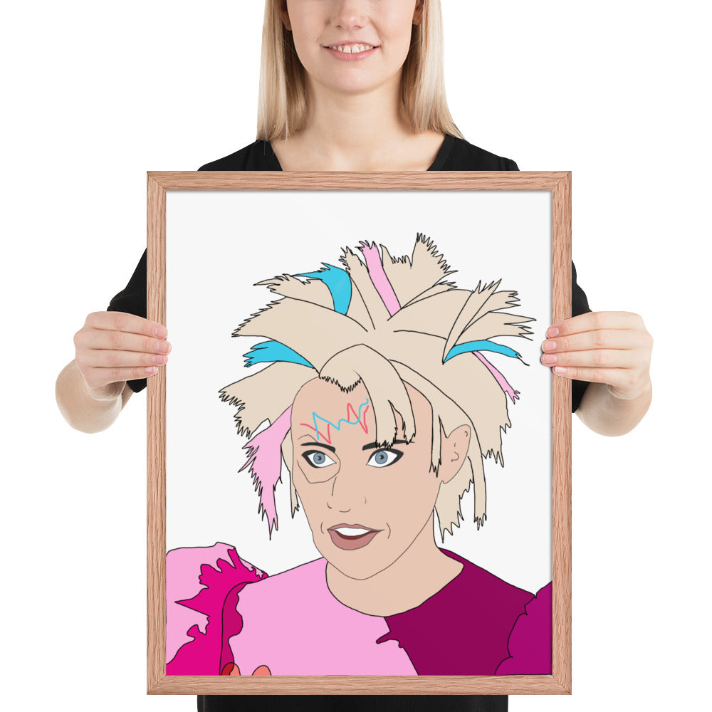 Weird Barbie Kate McKinnon Framed Art