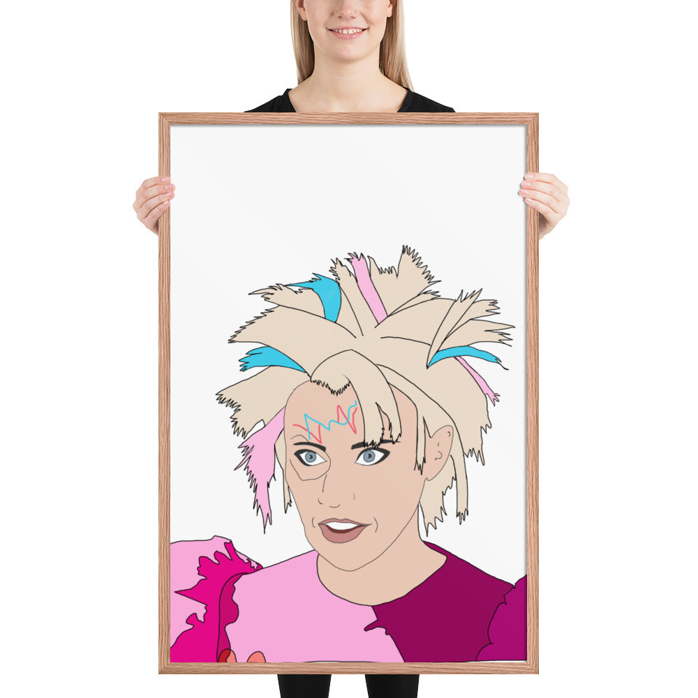 Weird Barbie Kate McKinnon Framed Art