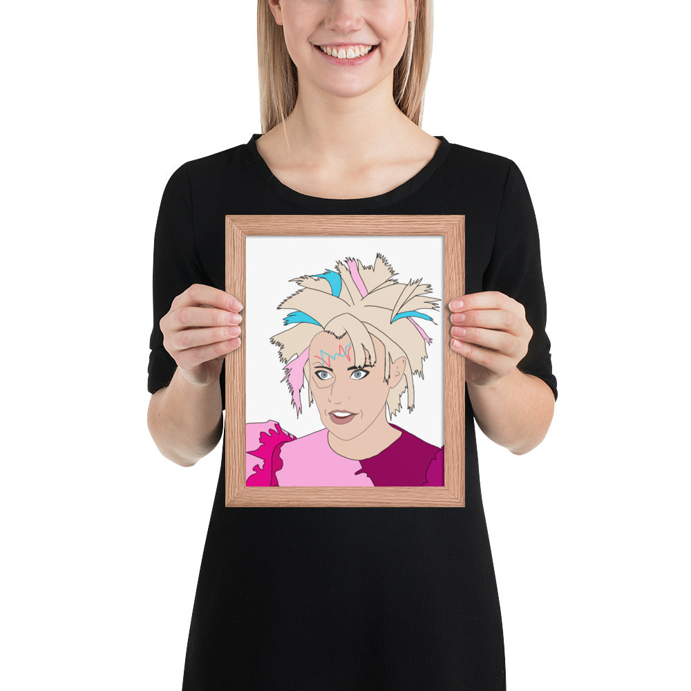 Weird Barbie Kate McKinnon Framed Art