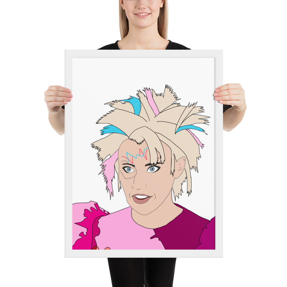 Weird Barbie Kate McKinnon Framed Art