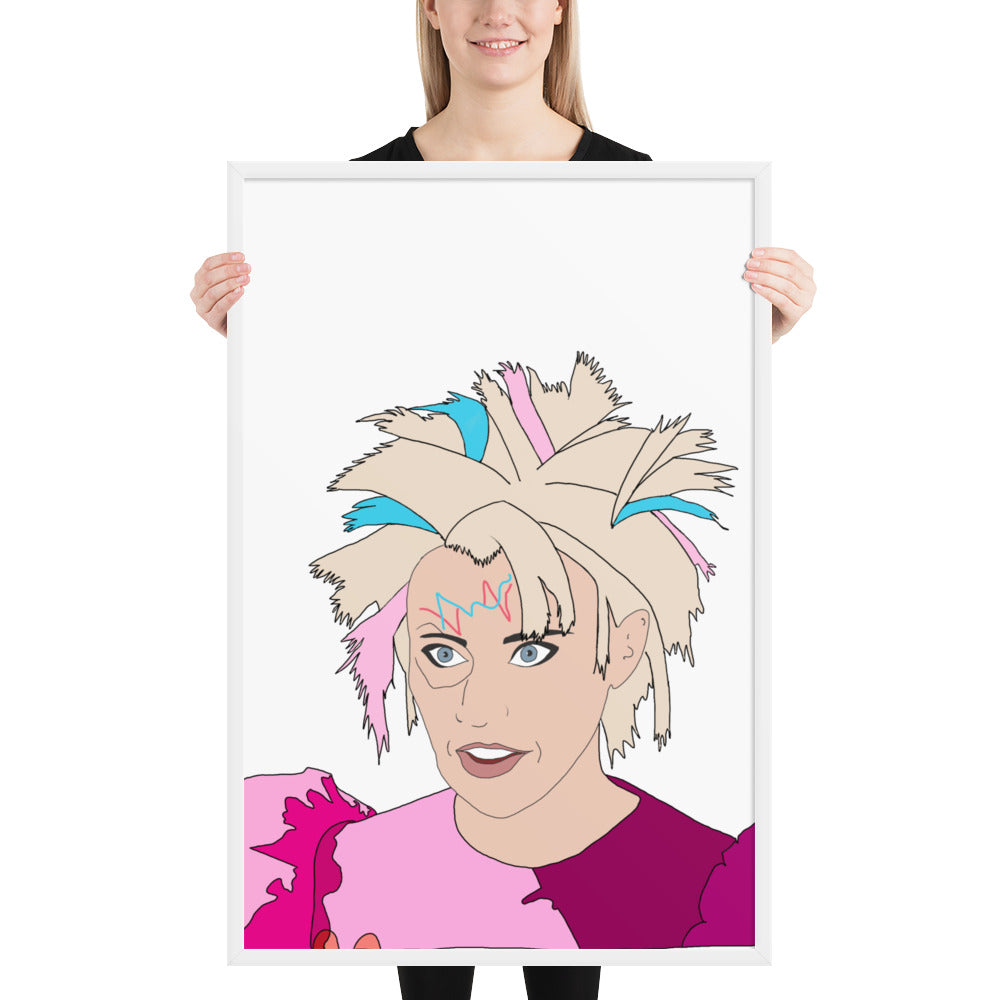 Weird Barbie Kate McKinnon Framed Art