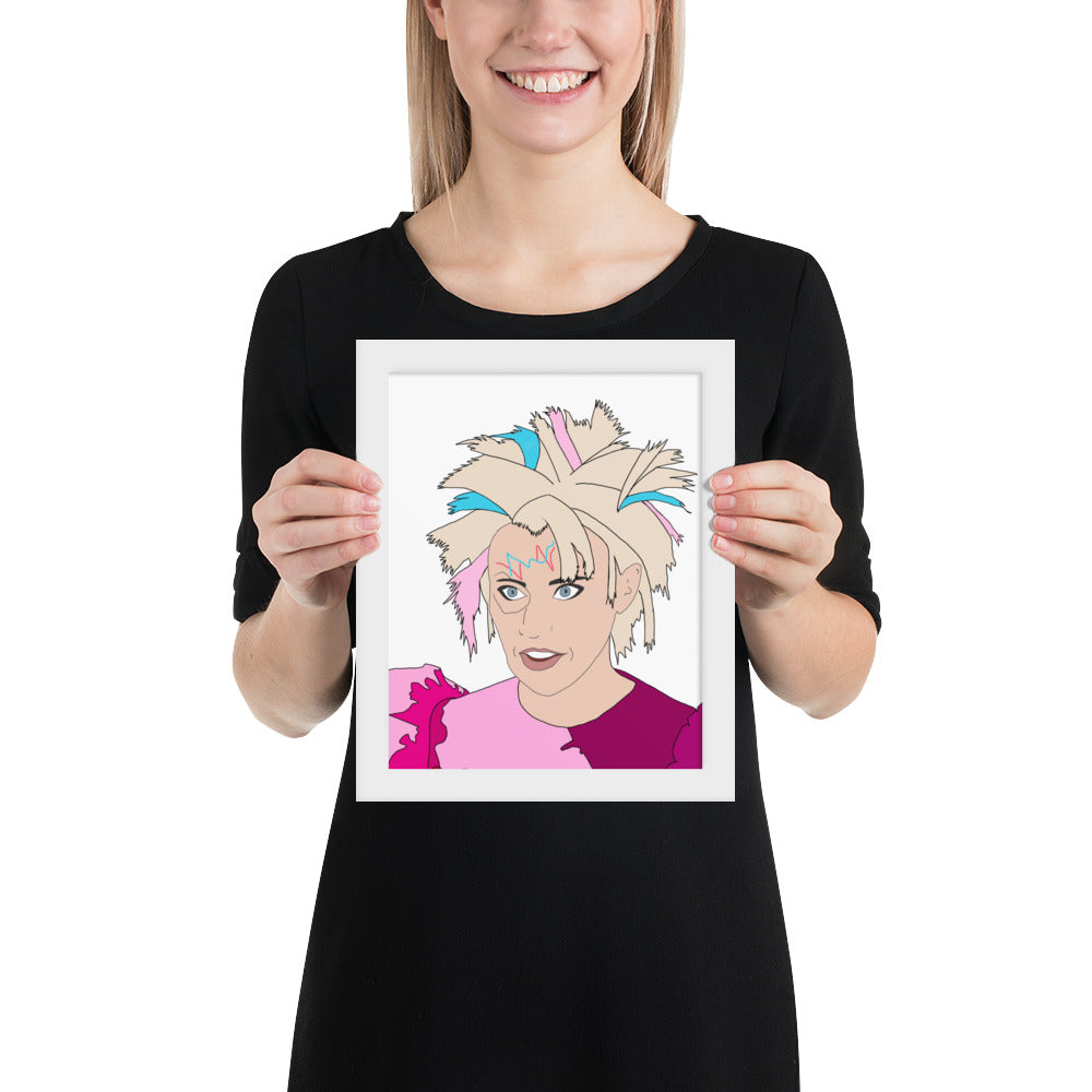 Weird Barbie Kate McKinnon Framed Art