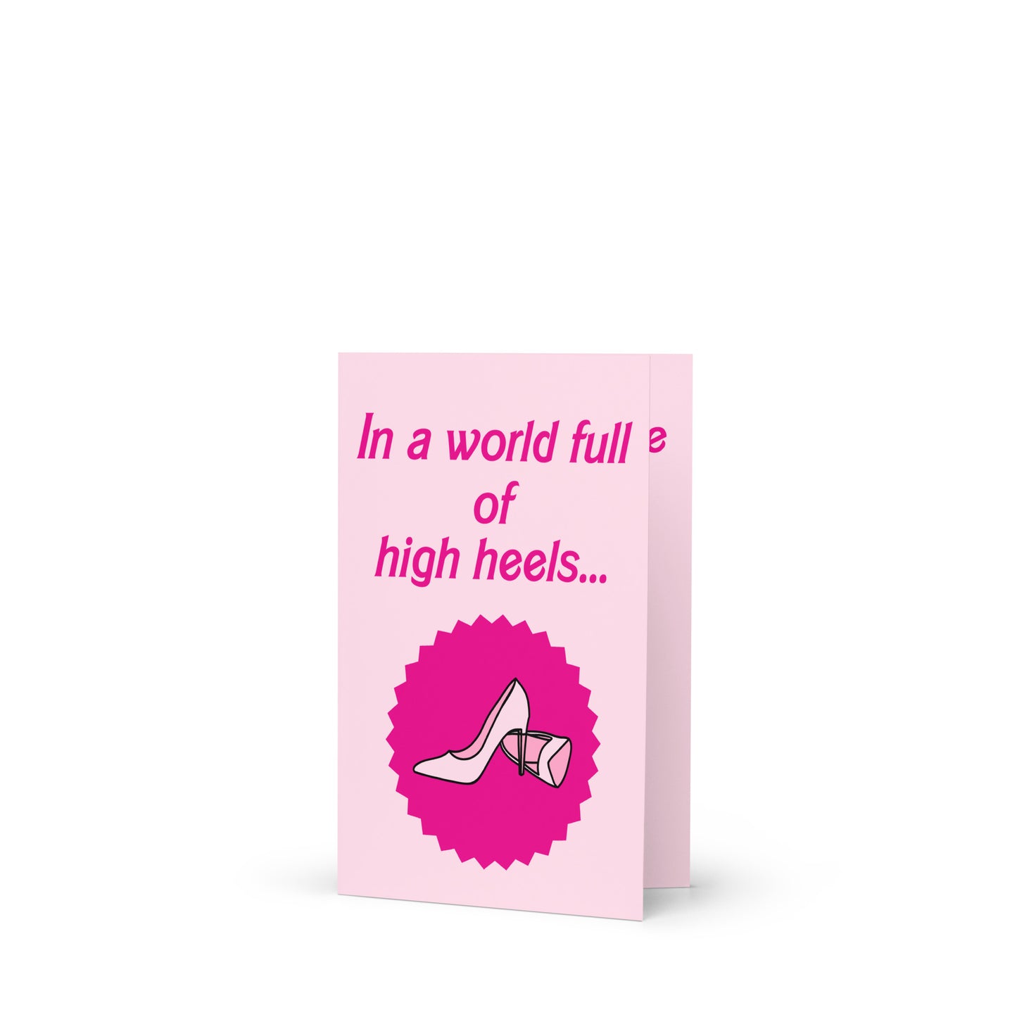 Choose the Birkenstocks Greeting Card