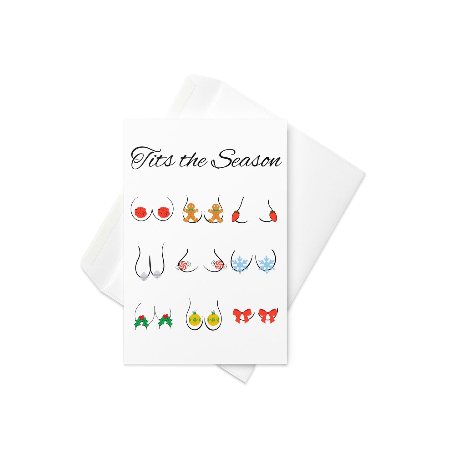 Tits the Season Greeting Card
