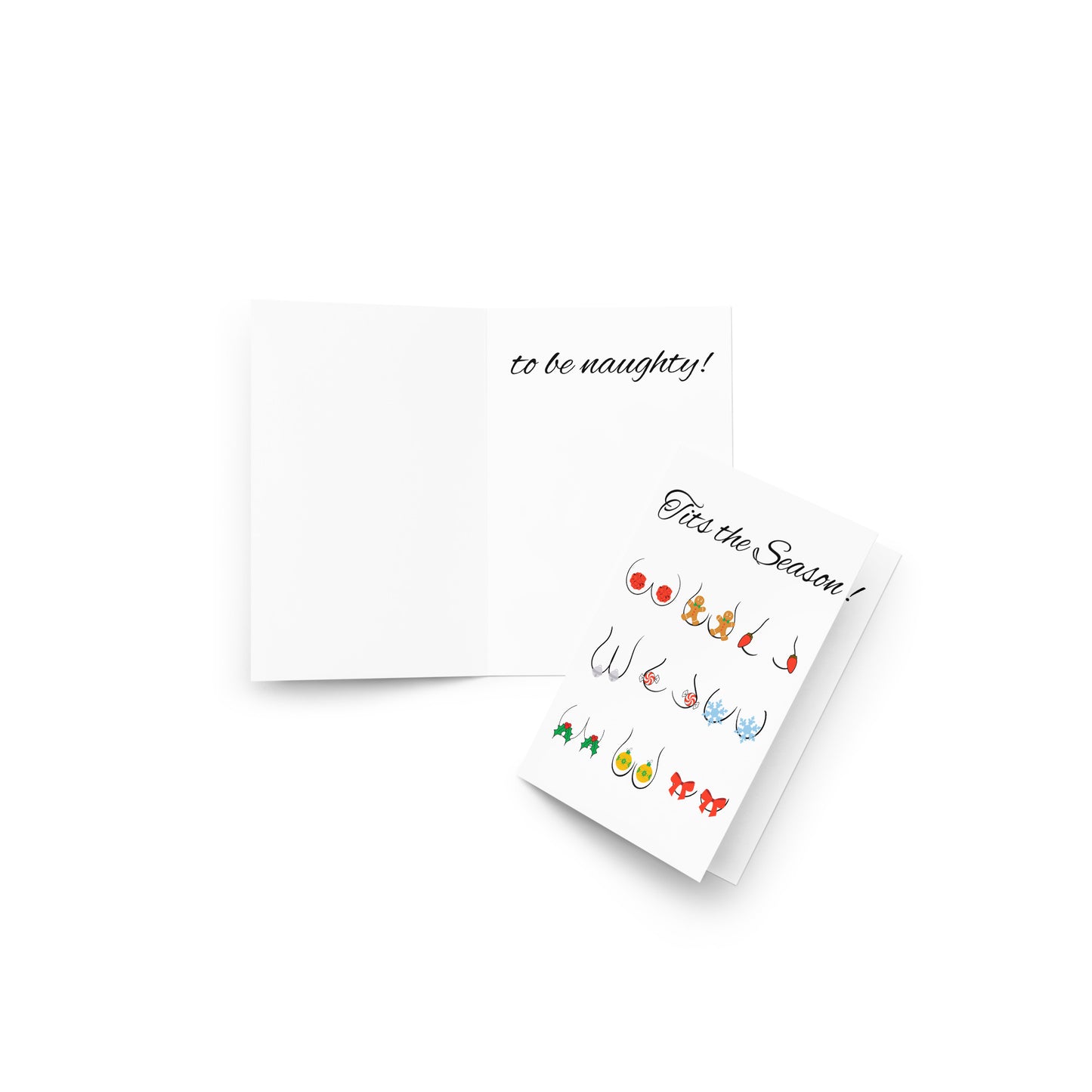 Tits the Season Greeting Card