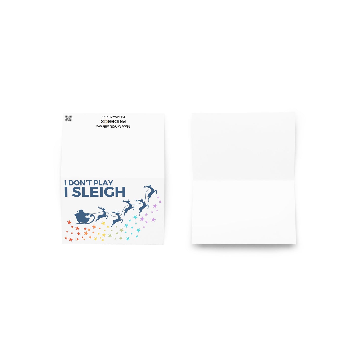 I Don't Play I Sleigh Greeting Card