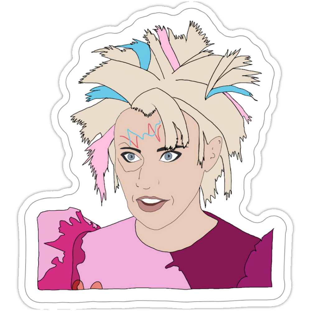 Kate McKinnon Stay Weird Sticker