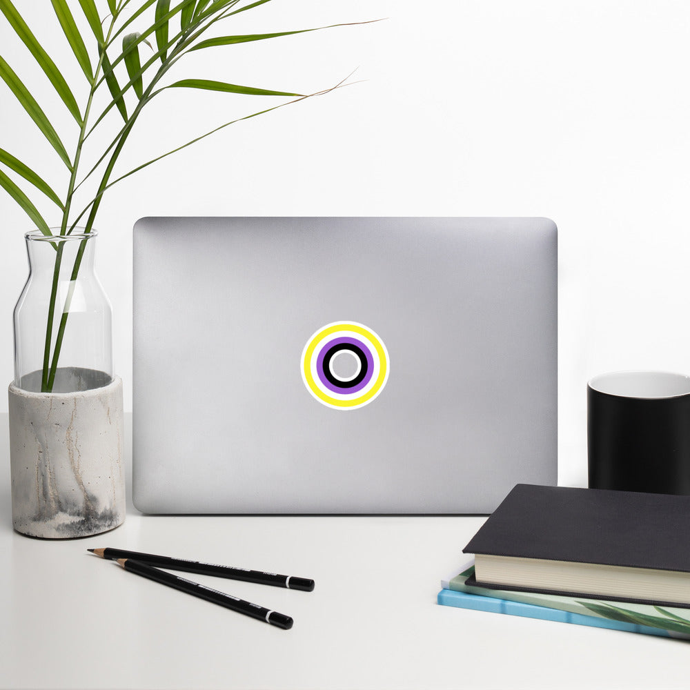 NonBinary Pride sticker