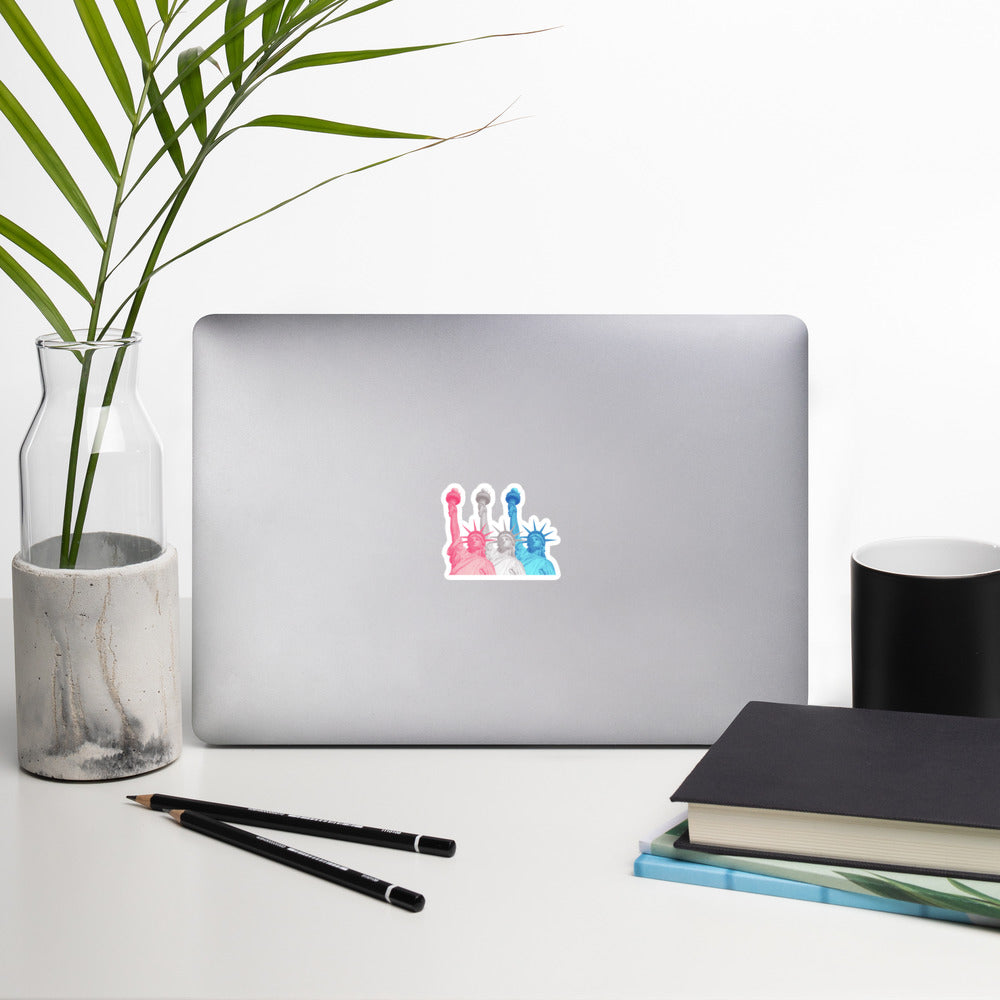 Trans People Statue of Liberty Sticker