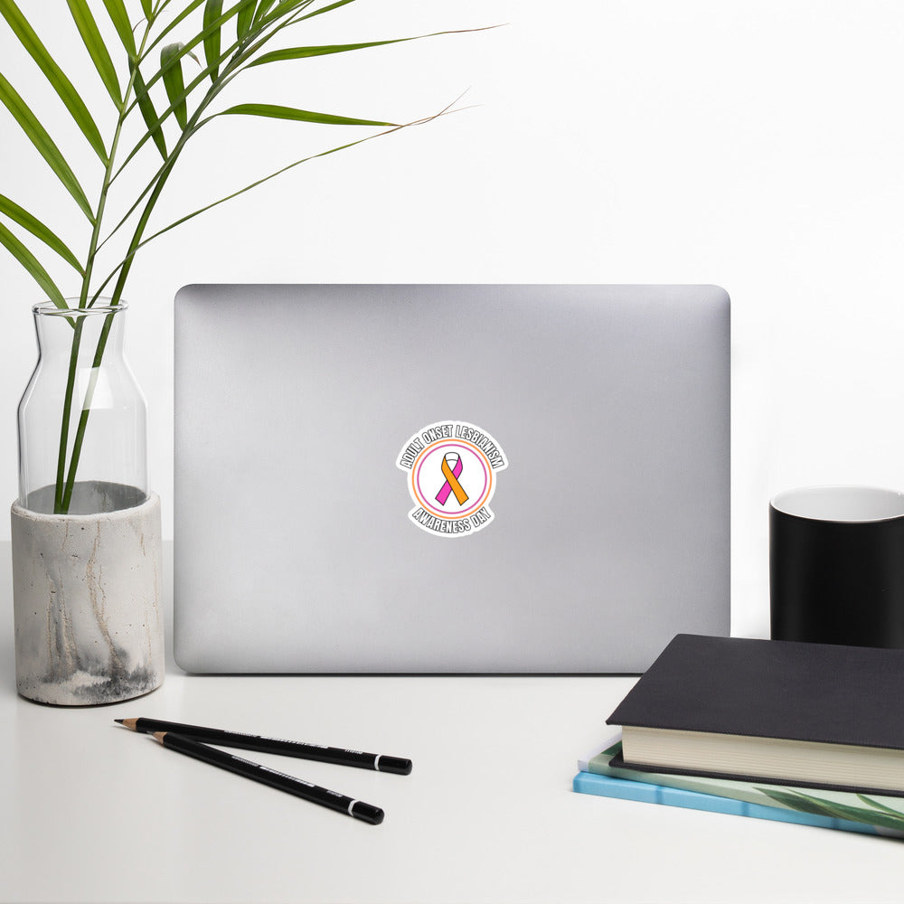 Adult Onset Lesbianism Awareness Day Sticker