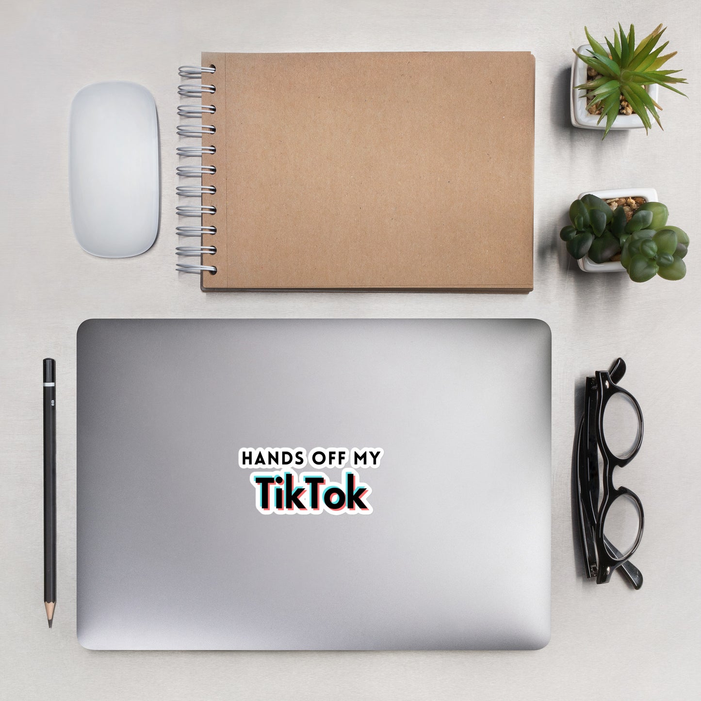 Hands Off My TikTok Sticker