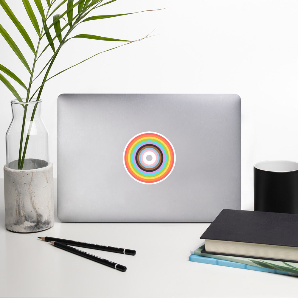 LGBT Pride Progress Flag sticker