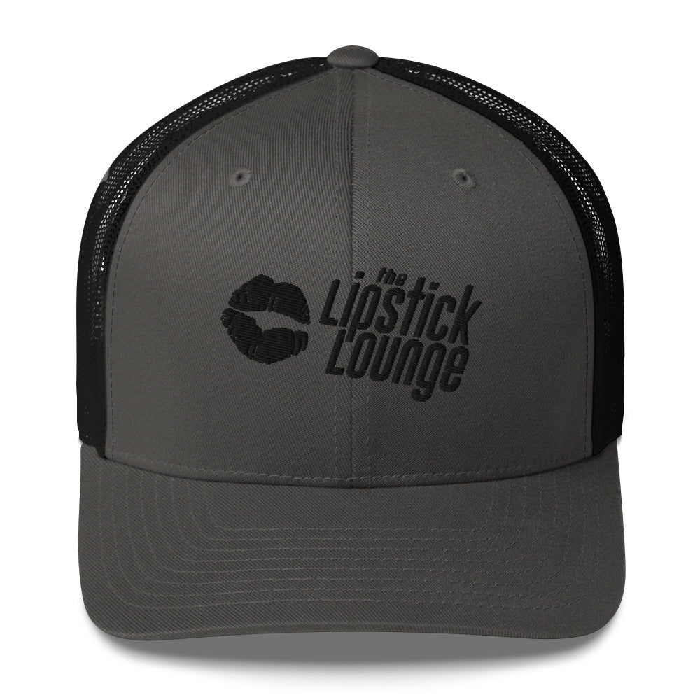 Lipstick Lounge Black Logo Trucker Cap