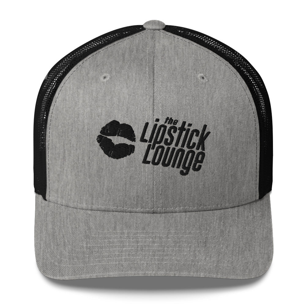 Lipstick Lounge Black Logo Trucker Cap