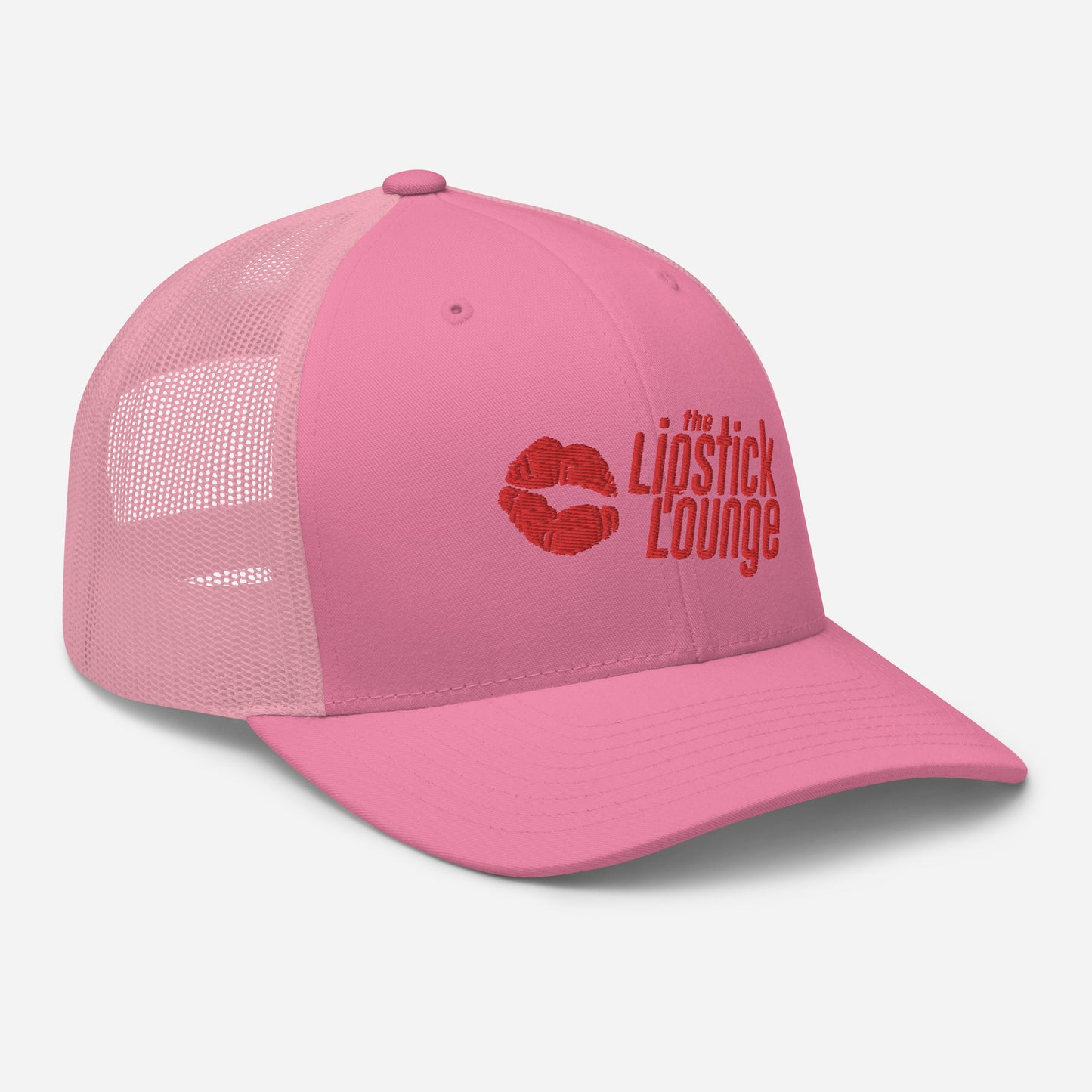 Lipstick Lounge Red Logo Trucker Cap