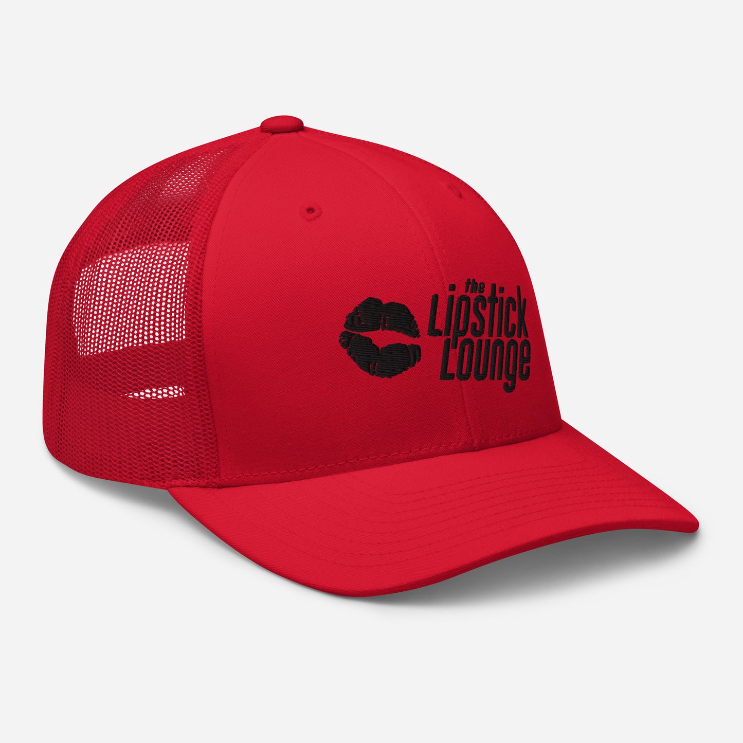 Lipstick Lounge Black Logo Trucker Cap