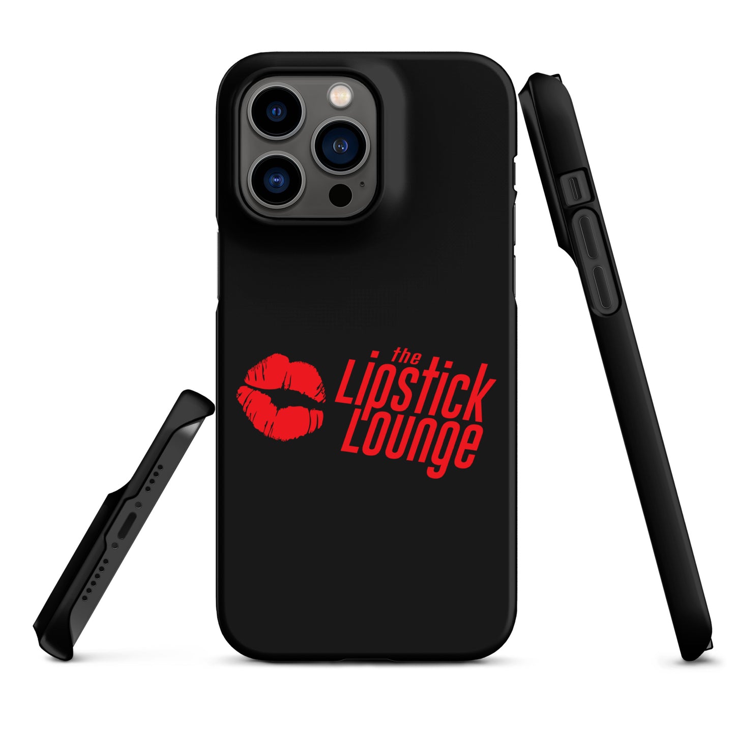 Lipstick Lounge Red Logo Phone Case for iPhone