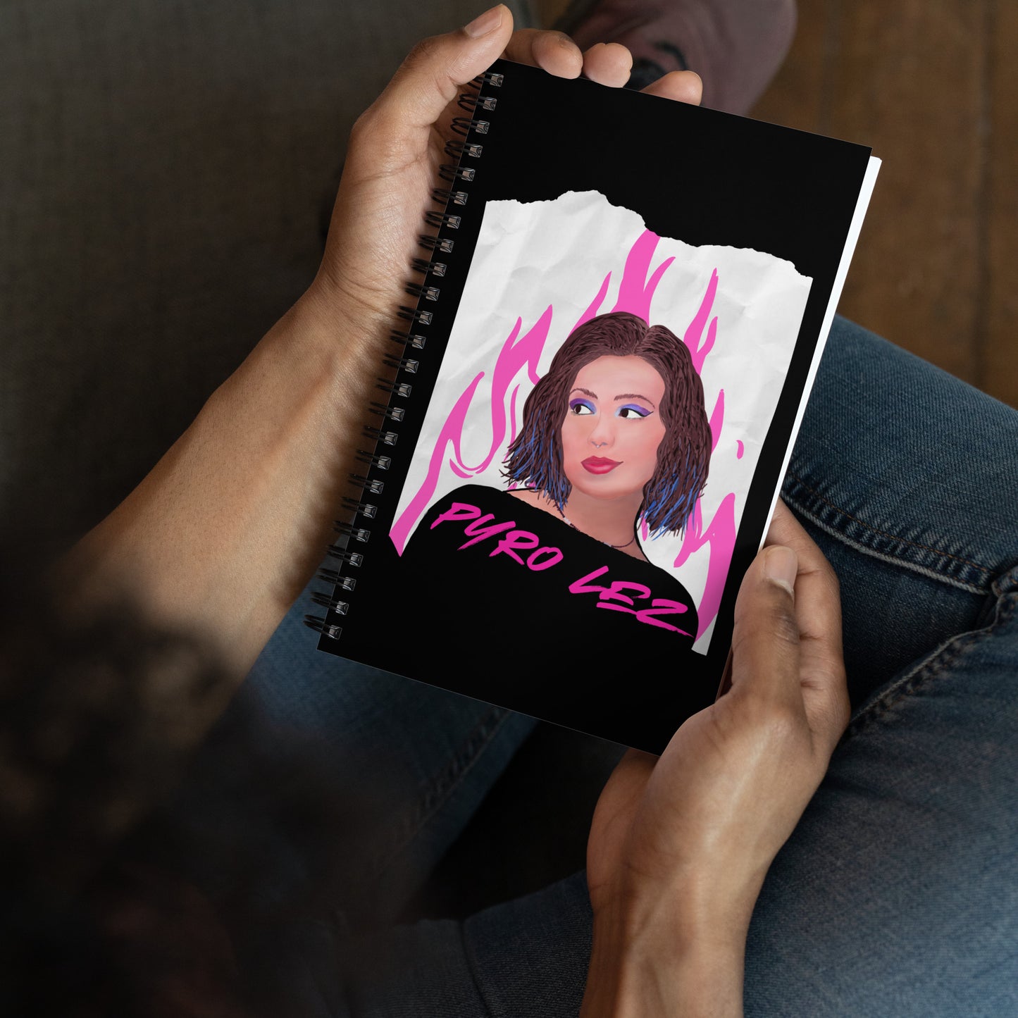 Janis: Pyro Lez Spiral Notebook