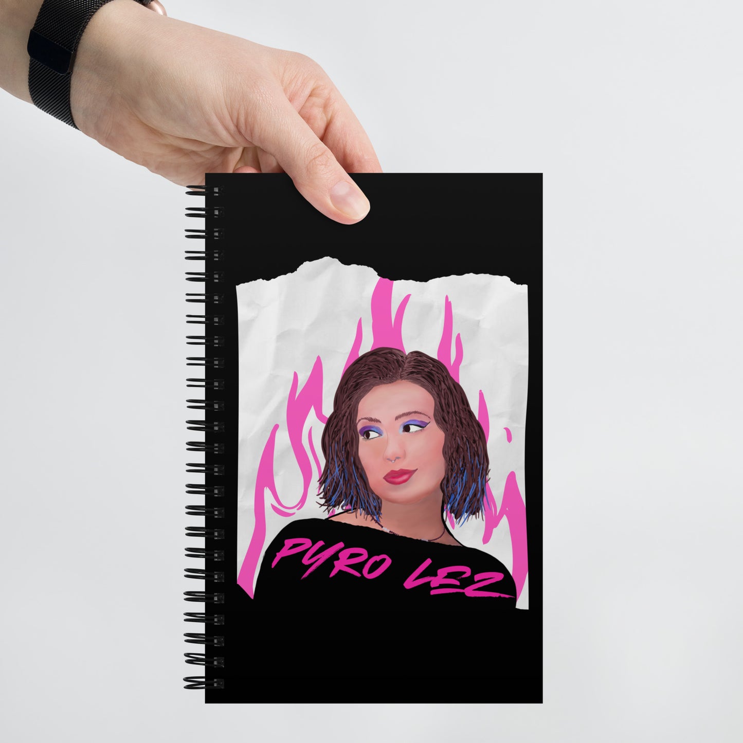 Janis: Pyro Lez Spiral Notebook