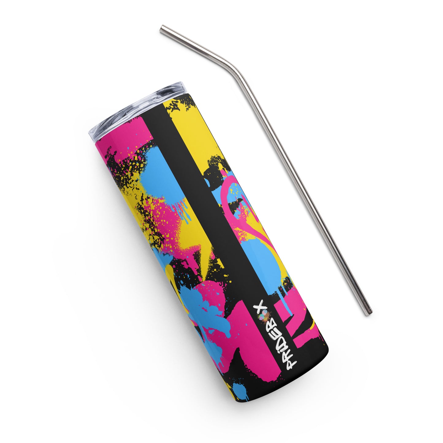 Pansexual Pride Graffiti Stainless Steel Tumbler