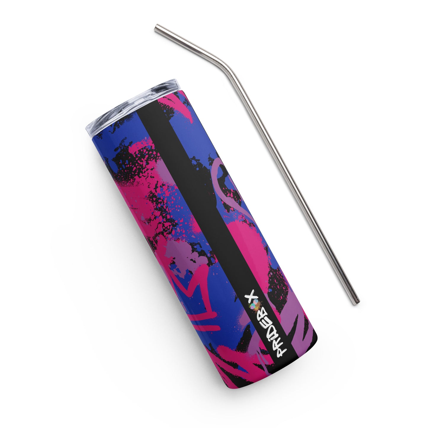 Bisexual Pride Graffiti Stainless Steel Tumbler