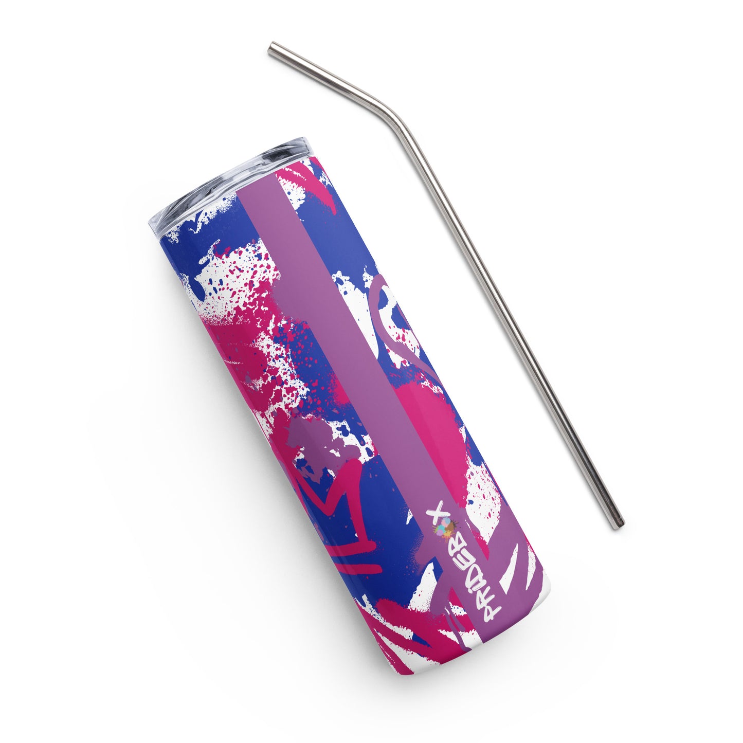 Bisexual Pride Graffiti Stainless Steel Tumbler