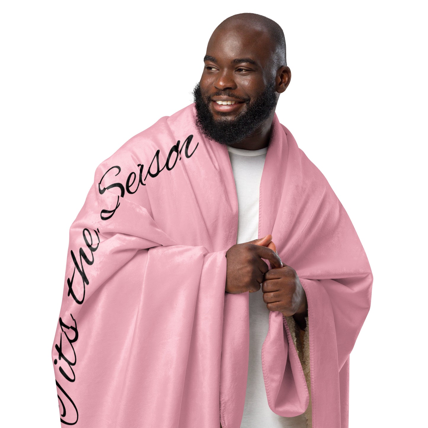 Tits the Season Sherpa Blanket