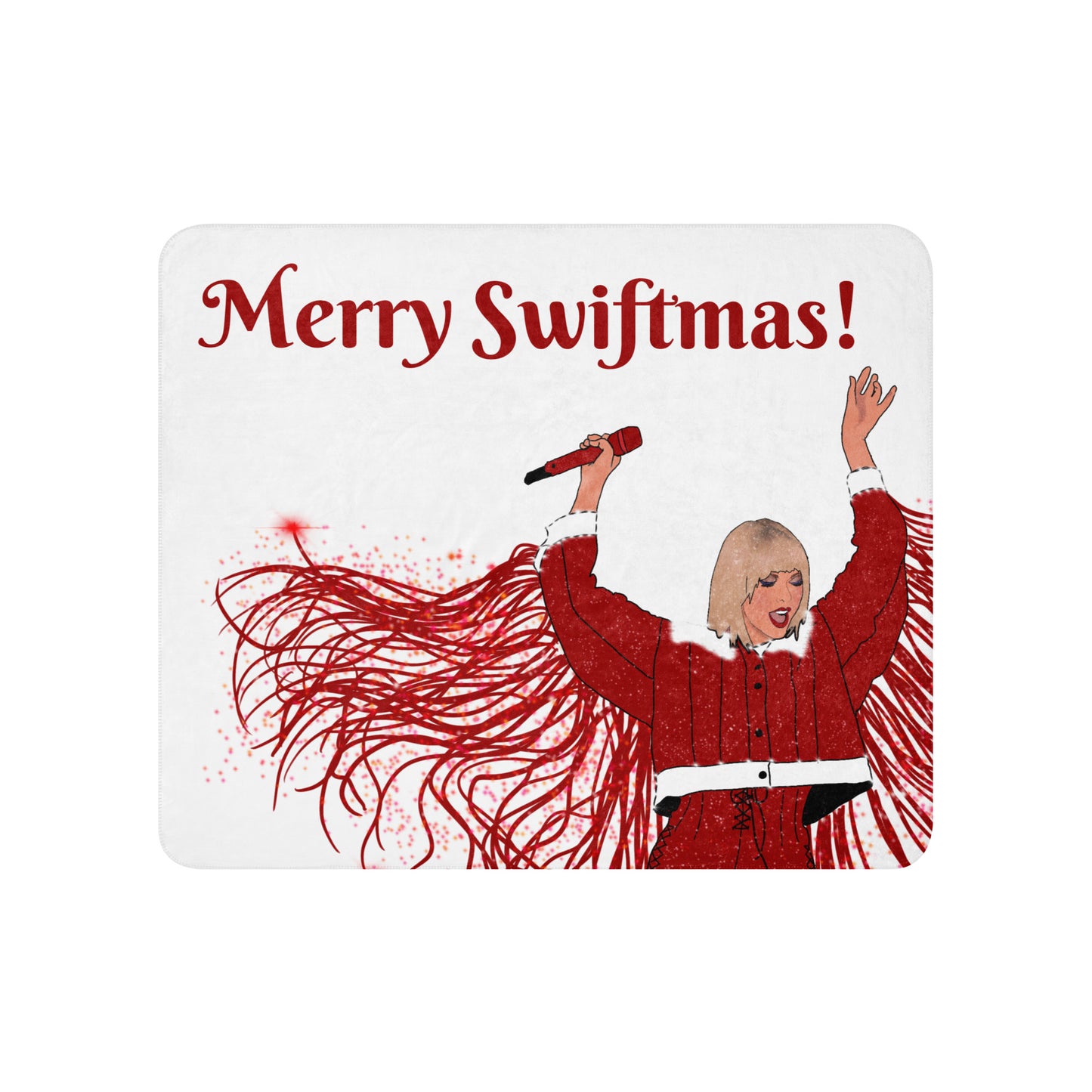 Merry SWIFTmas Sherpa Blanket