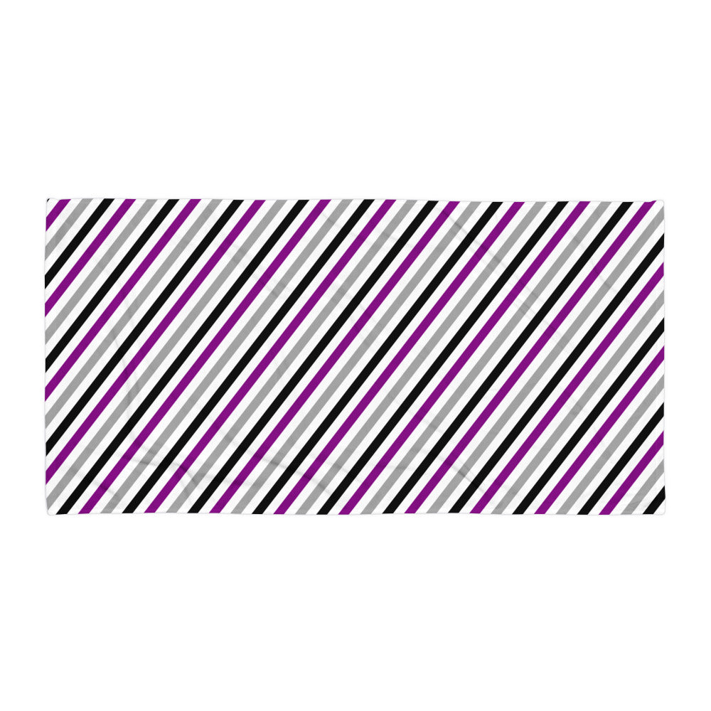 Asexual Stripe Beach Towel
