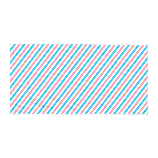 Transgender Stripe Beach Towel