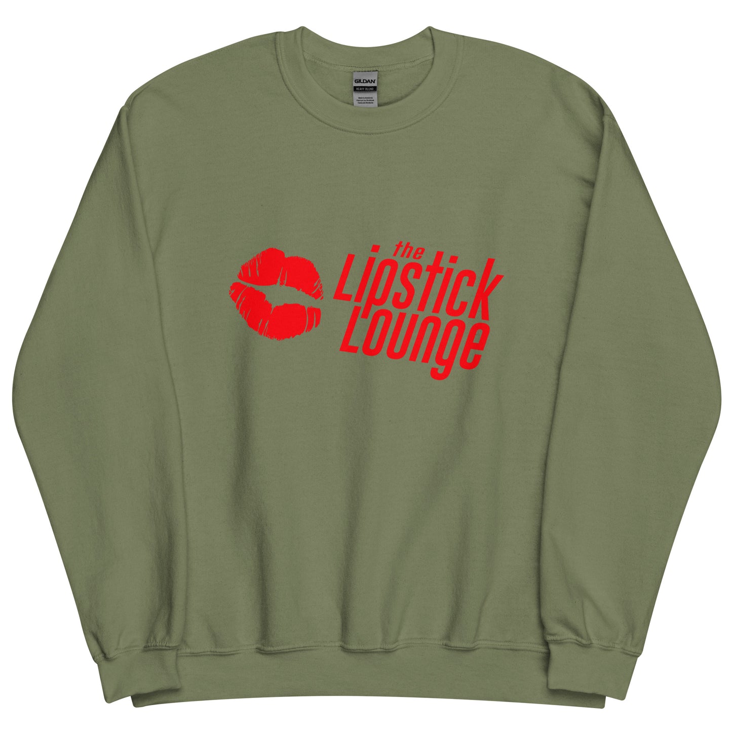 Lipstick Lounge Red Logo Unisex Sweatshirt