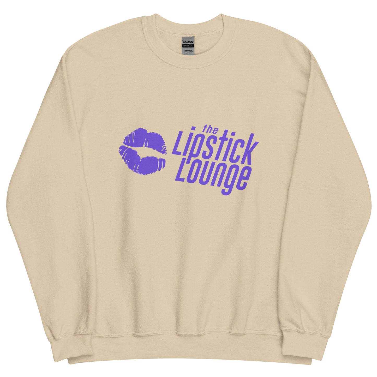 Lipstick Lounge Purple Logo Unisex Sweatshirt