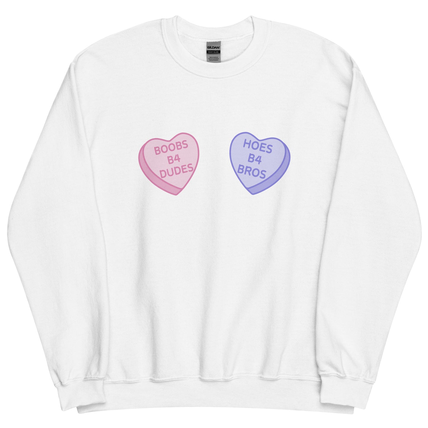 Candy Heart Boobs Unisex Sweatshirt