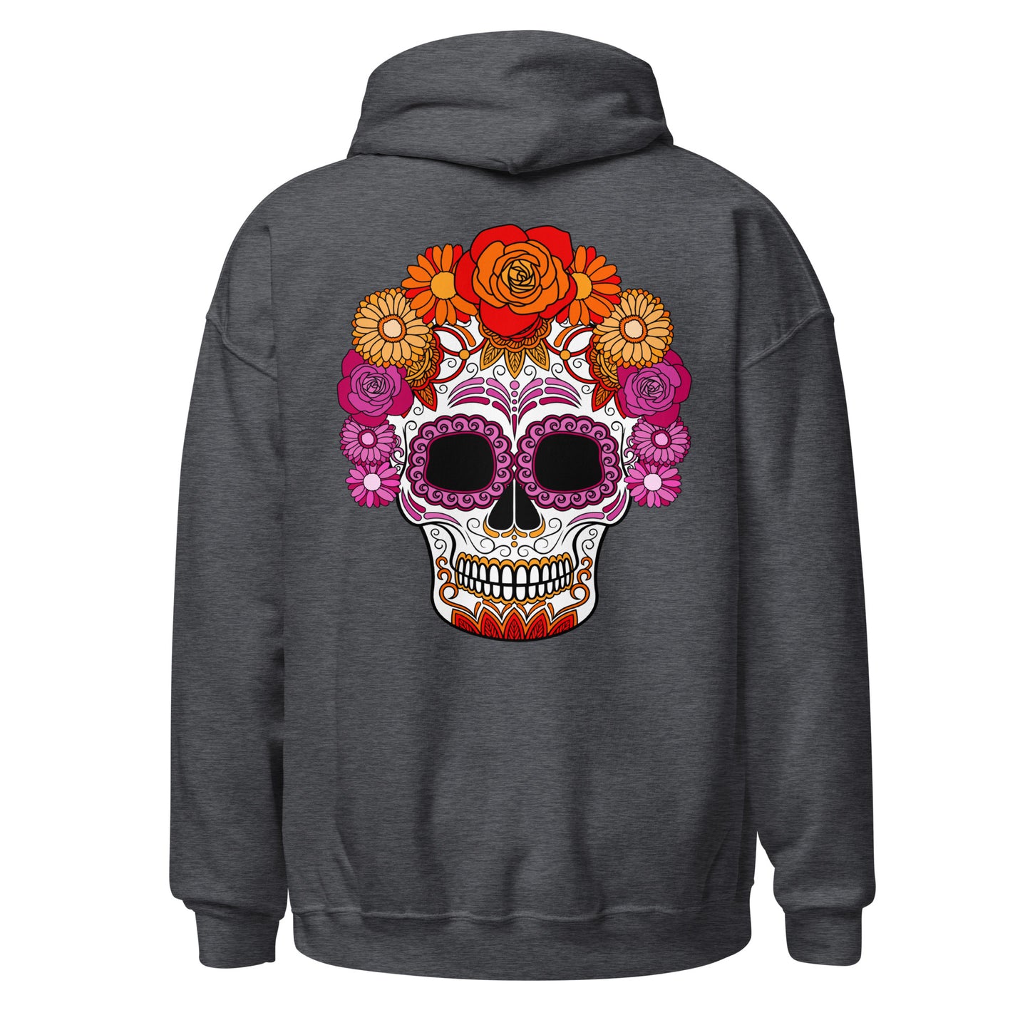 Lesbian Day of the Dead Mask Hoodie Sweatshirt