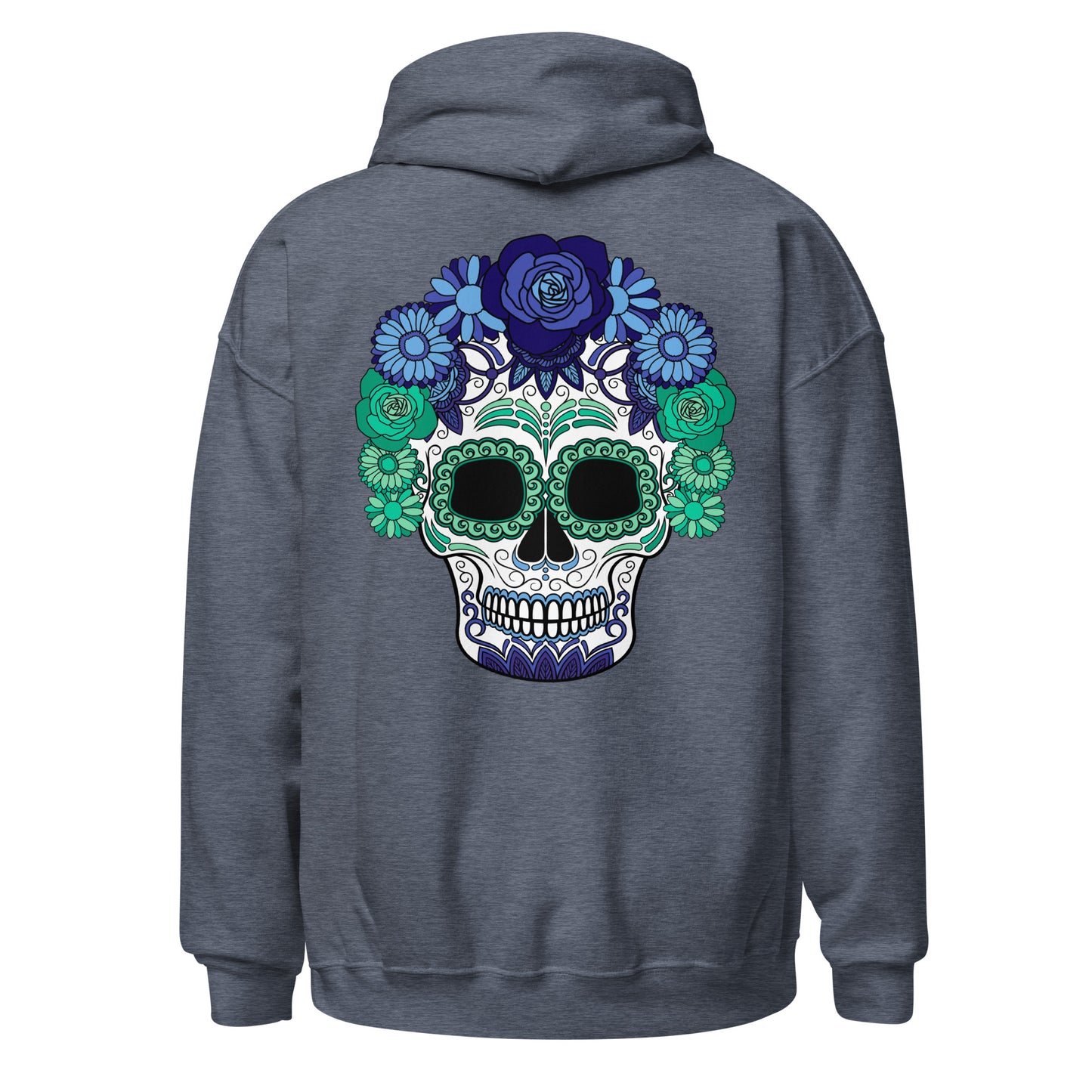 Gay Men Day of the Dead Mask Hoodie Sweatshirt