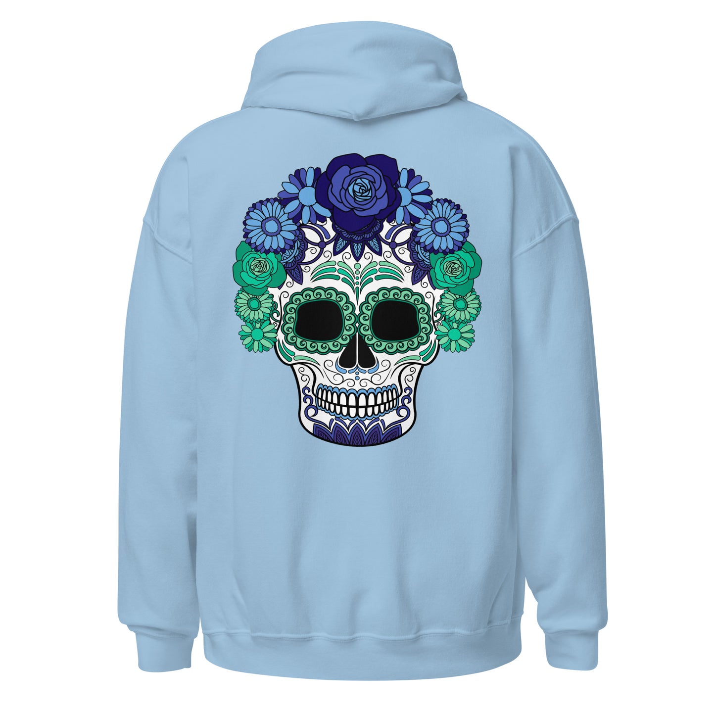 Gay Men Day of the Dead Mask Hoodie Sweatshirt