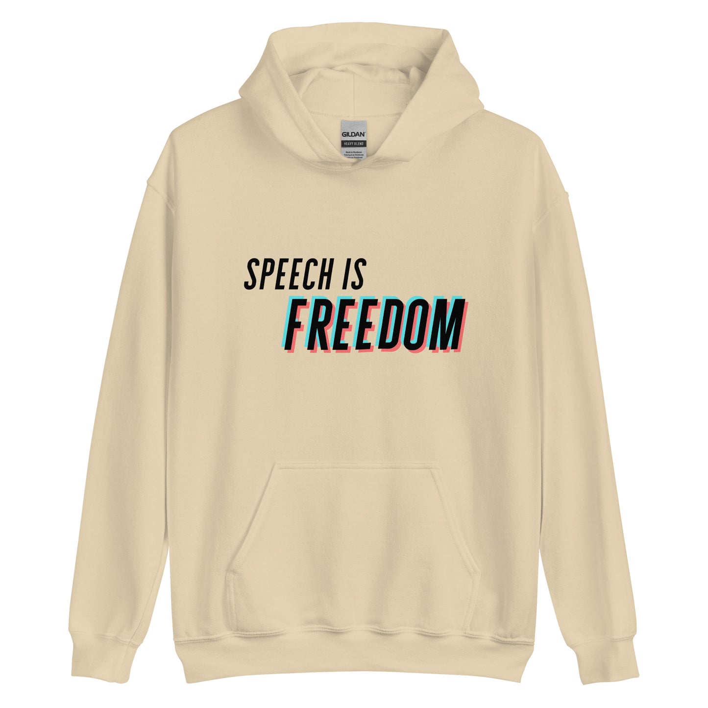 Hands Off My TikTok - Speech Is Freedom Unisex Hoodie