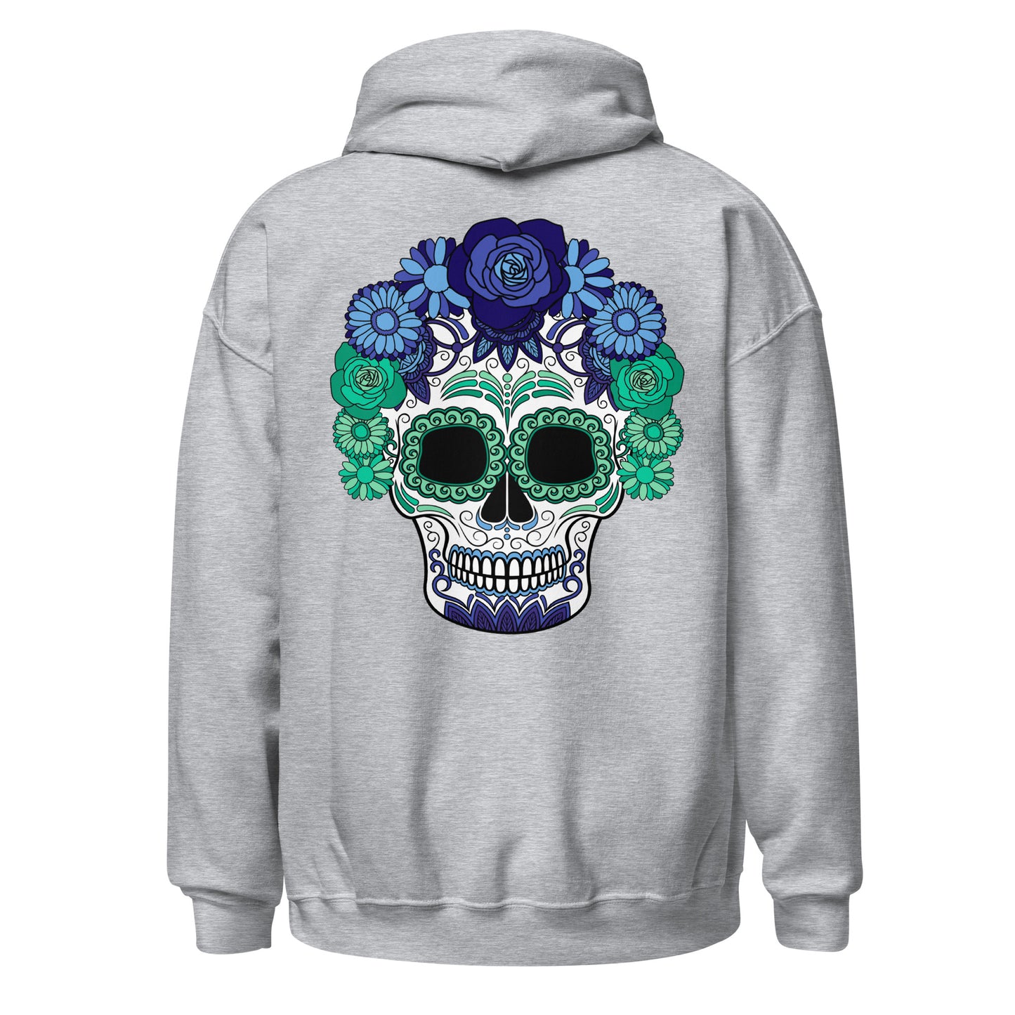 Gay Men Day of the Dead Mask Hoodie Sweatshirt
