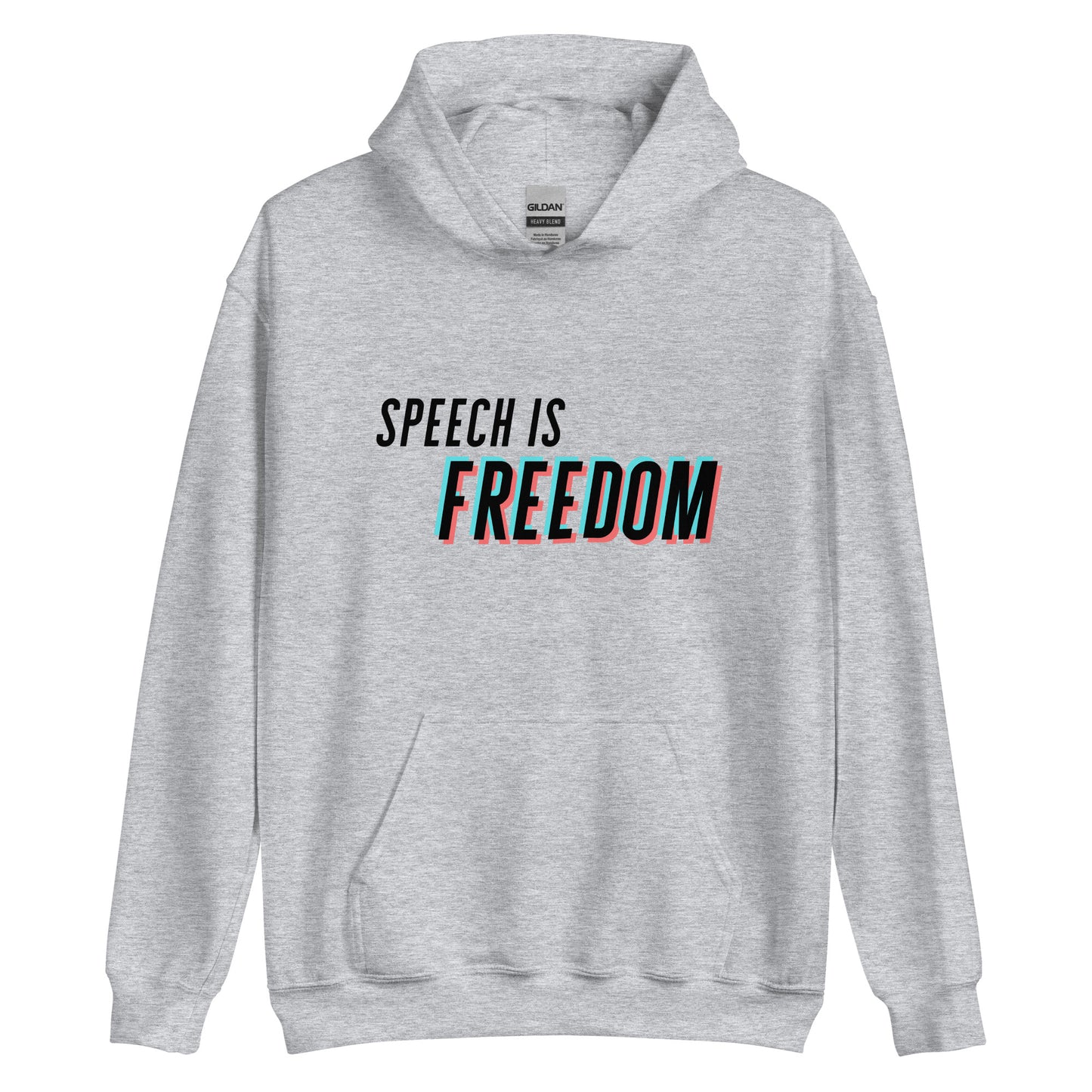 Hands Off My TikTok - Speech Is Freedom Unisex Hoodie