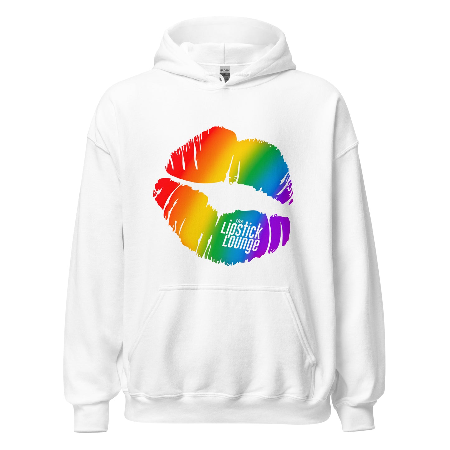 Lipstick Lounge Rainbow Logo Unisex Hoodie