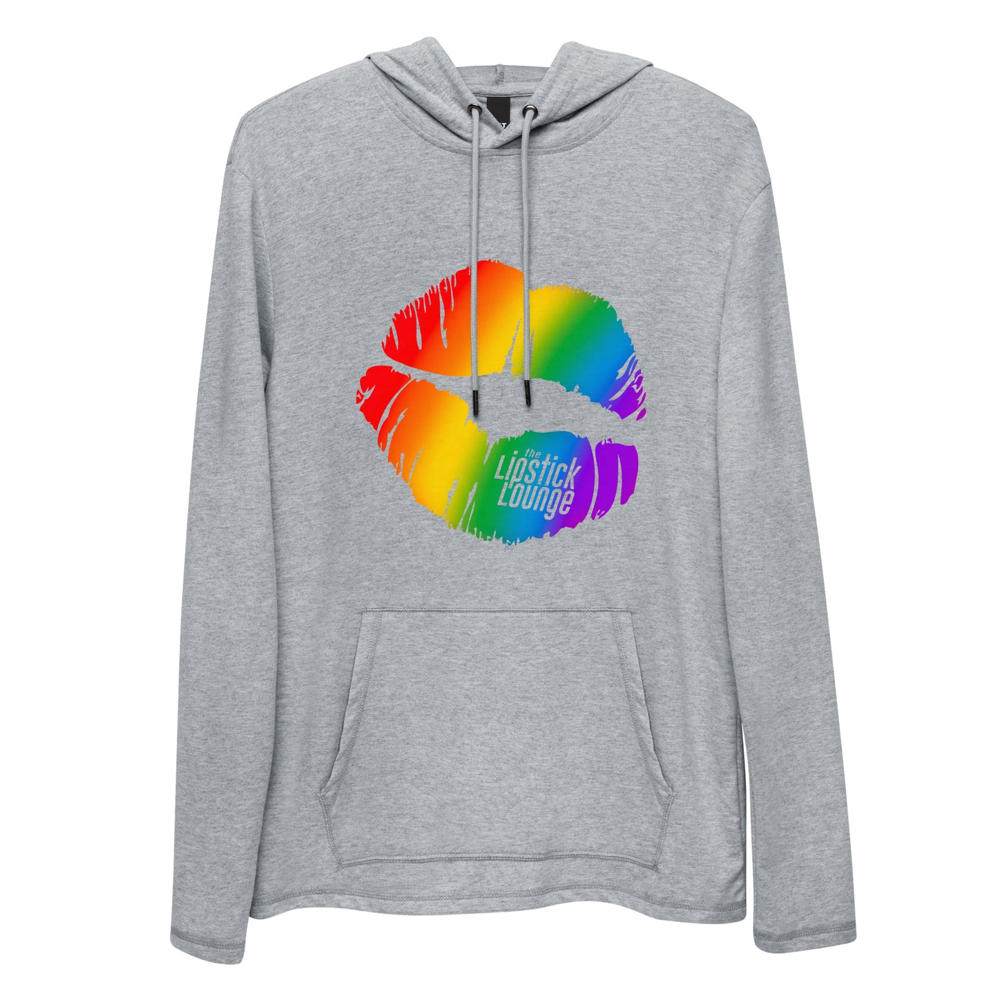 Lipstick Lounge Rainbow Logo Lightweight Hoodie