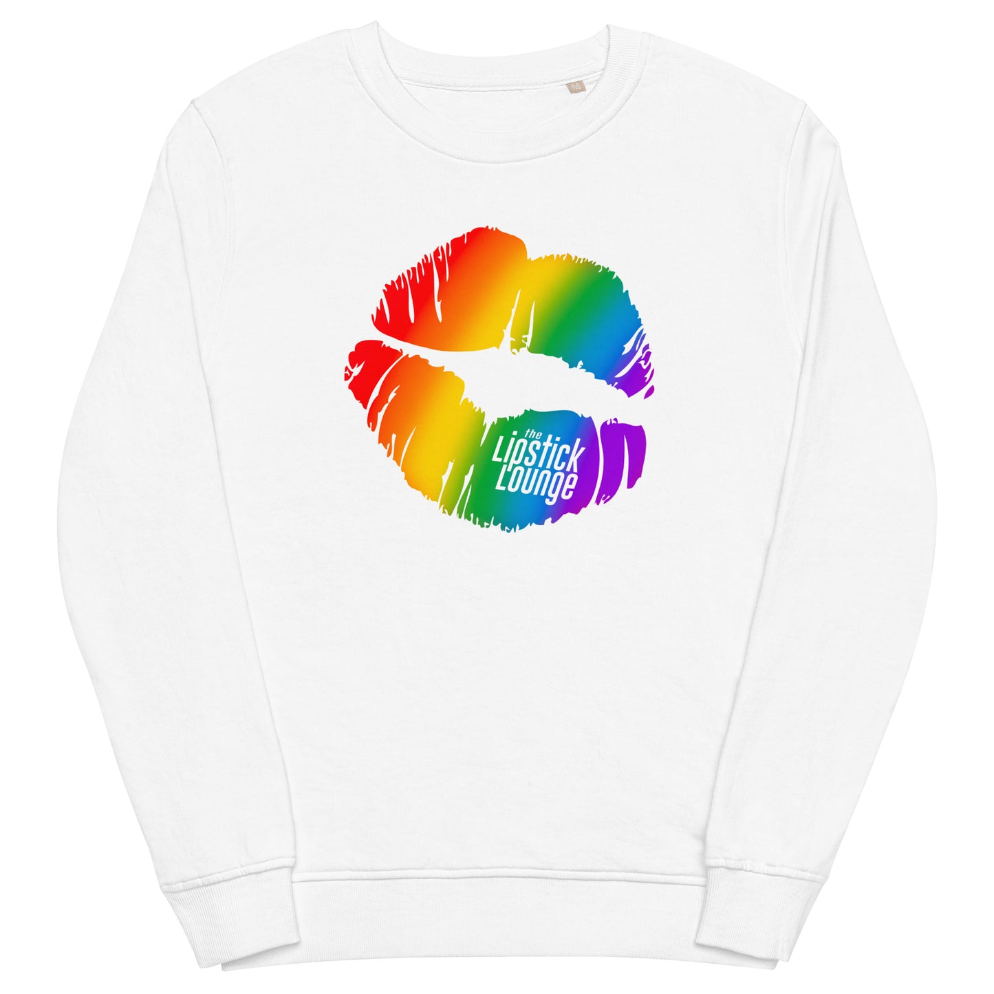 Lipstick Lounge Rainbow Logo Medium Weight Sweatshirt