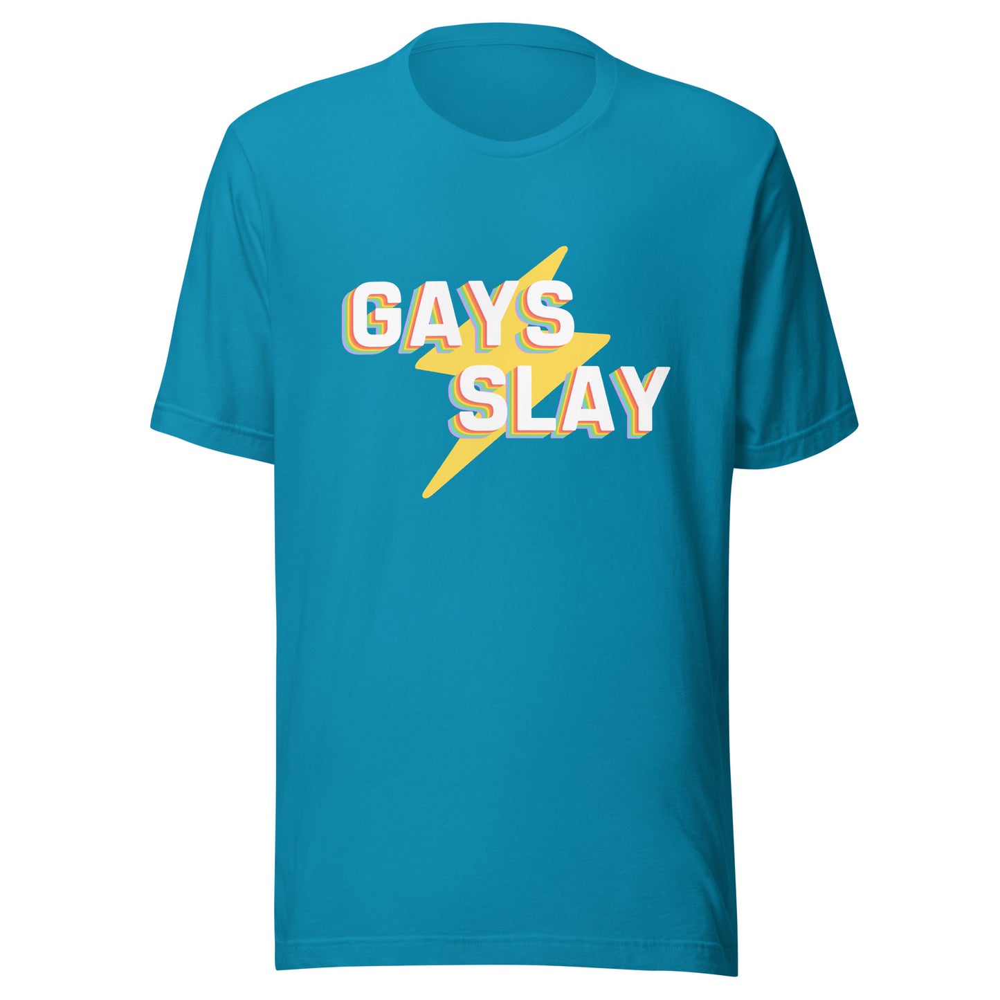 Gays Slay Lightning Unisex T-shirt