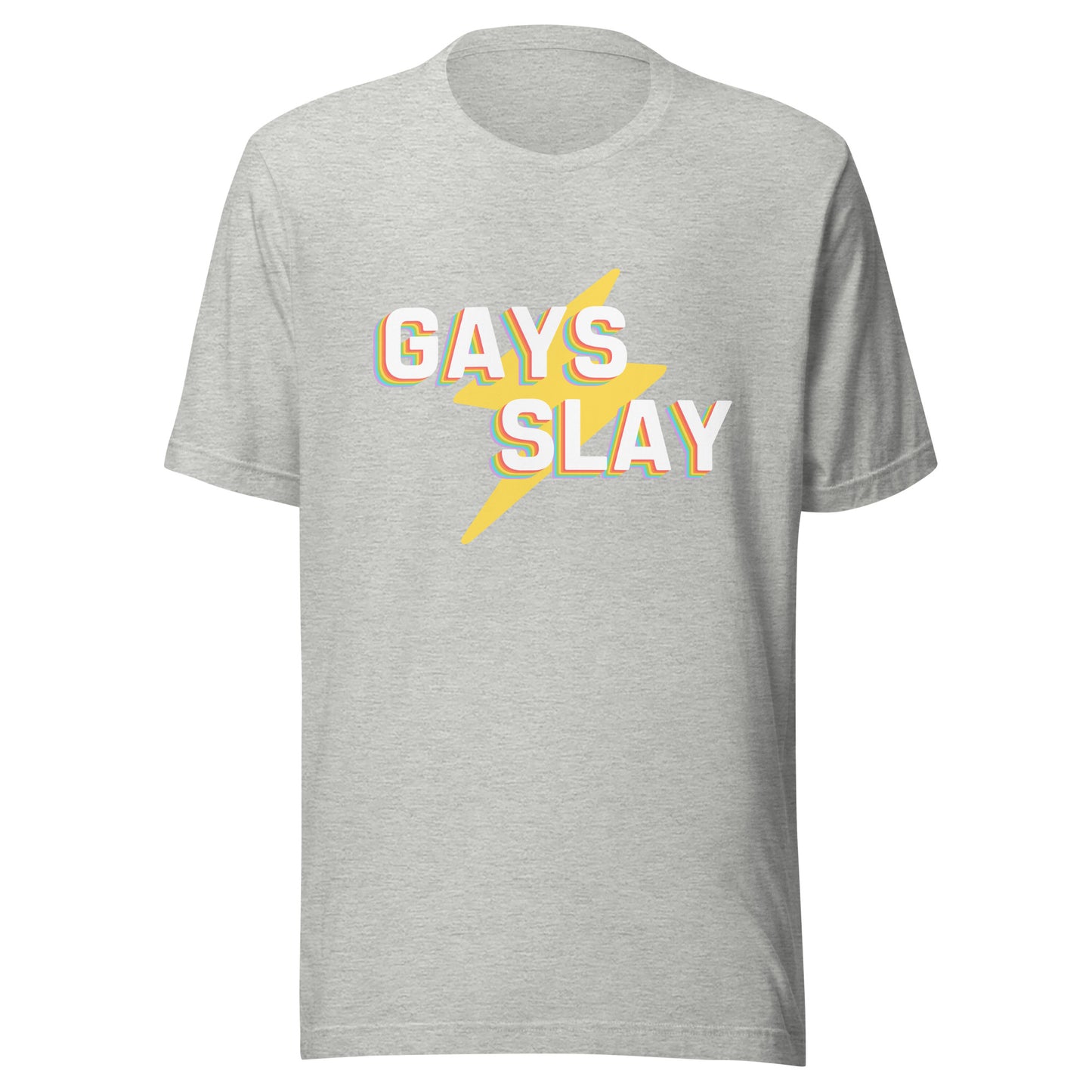 Gays Slay Lightning Unisex t-shirt