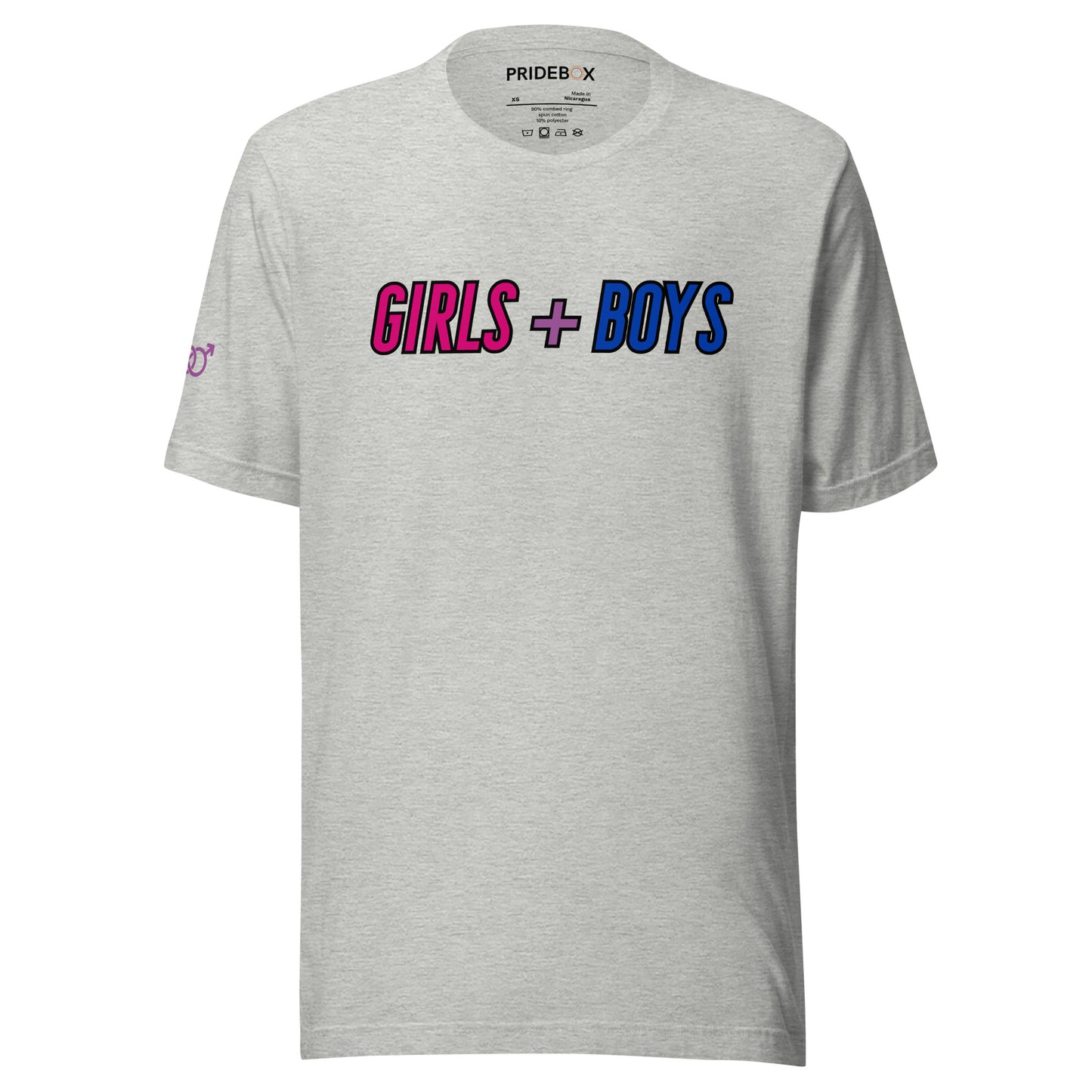 Bisexual Pride Girls and Boys Unisex t-shirt